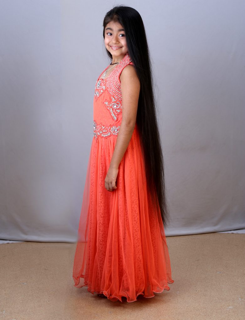 LONGEST HAIR AMONG CHILDREN India Book of Records