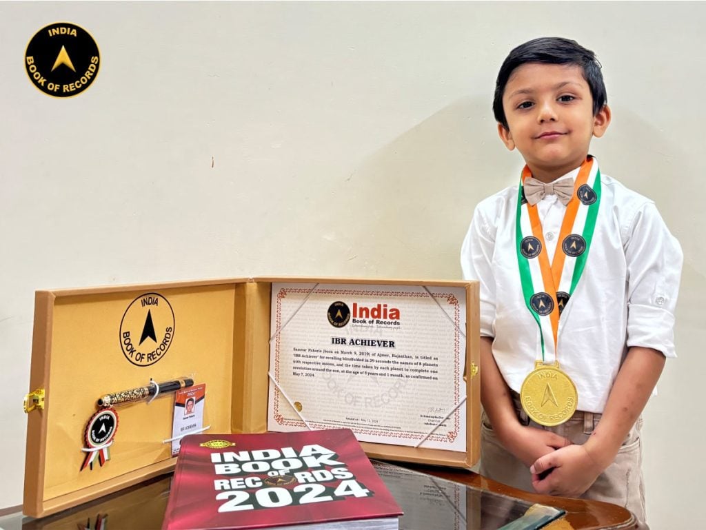 Samvar Paharia Ibr Achiever India Book Of Records