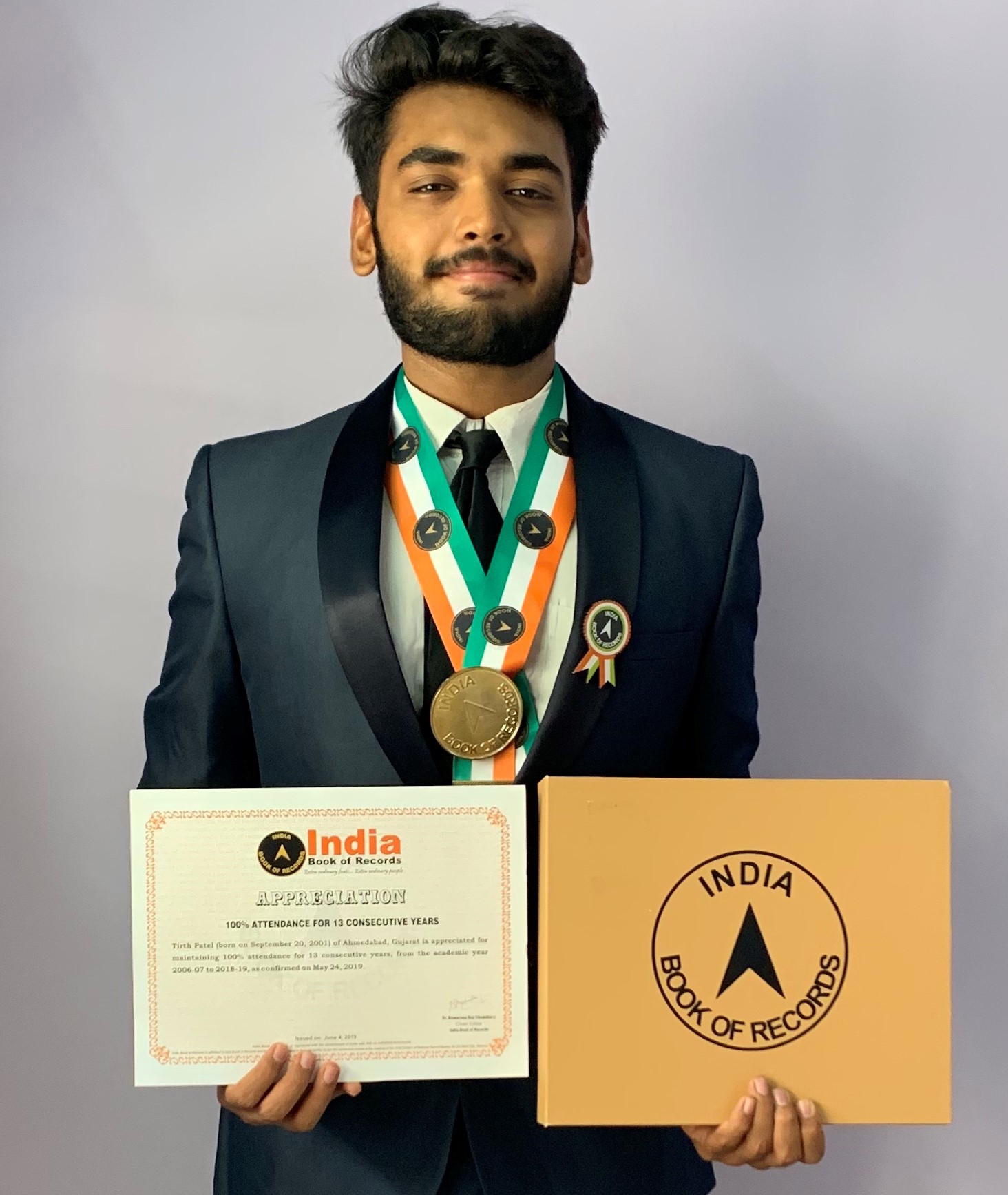 100 Attendance For 13 Consecutive Years Archives India Book Of