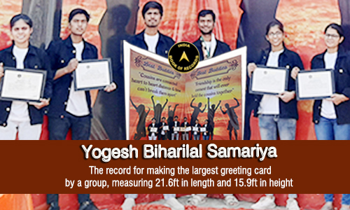 LARGEST GREETING CARD BY A GROUP
