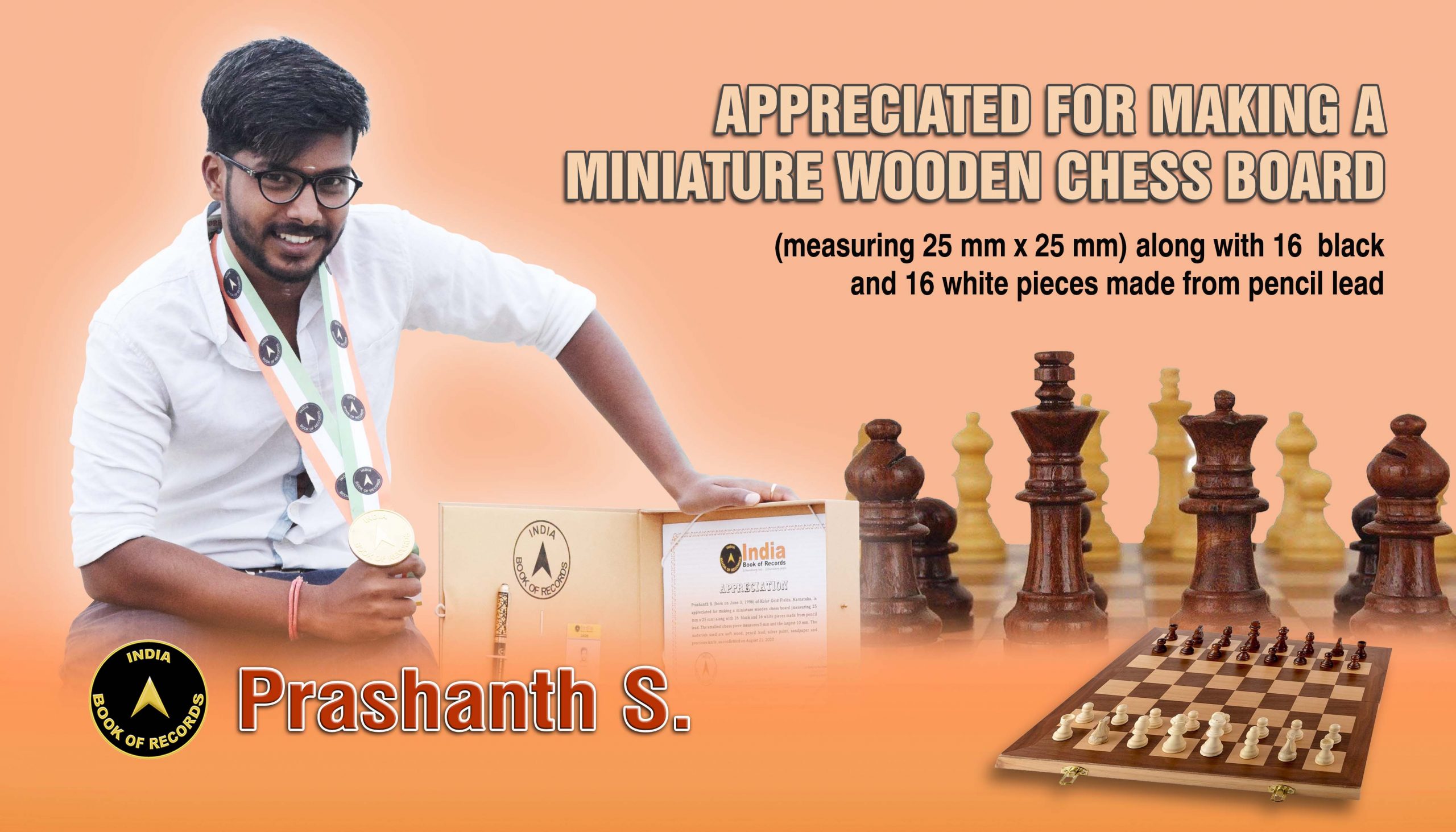 FASTEST ARRANGEMENT OF CHESS PIECES BY A KID - IBR