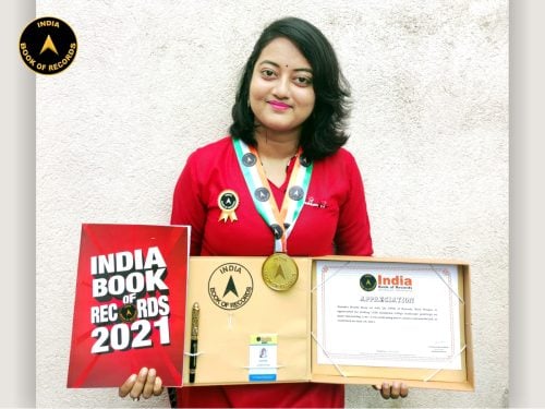 Susmita Kundu - Appreciation - India Book of Records