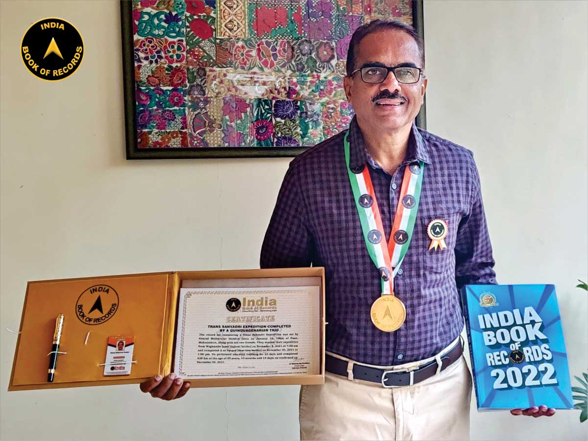 Trans Sahyadri Expedition completed by a quinquagenarian trio