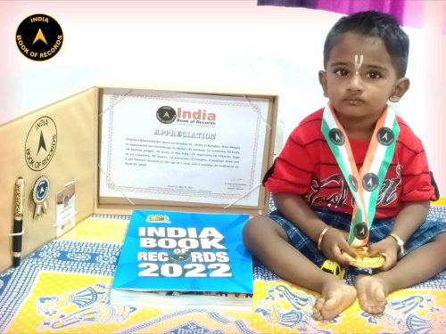 Vrajisnu Bhattacharjee - Appreciation - India Book of Records