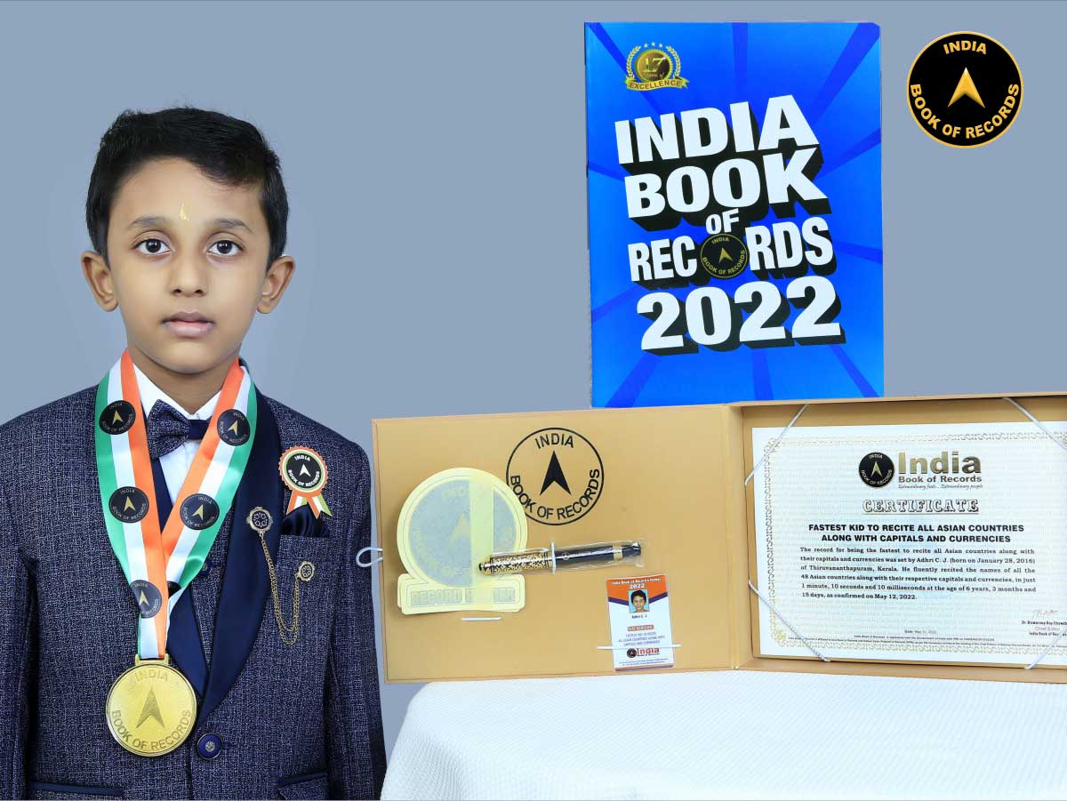 Fastest kid to recite all Asian countries along with capitals and currencies