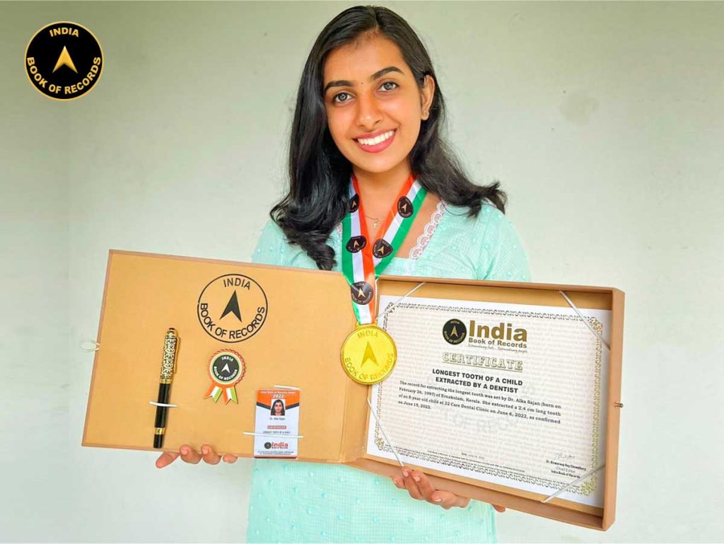 Longest tooth of a child extracted by a dentist IBR