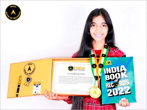 Revathy Narayanan - Appreciation - India Book of Records