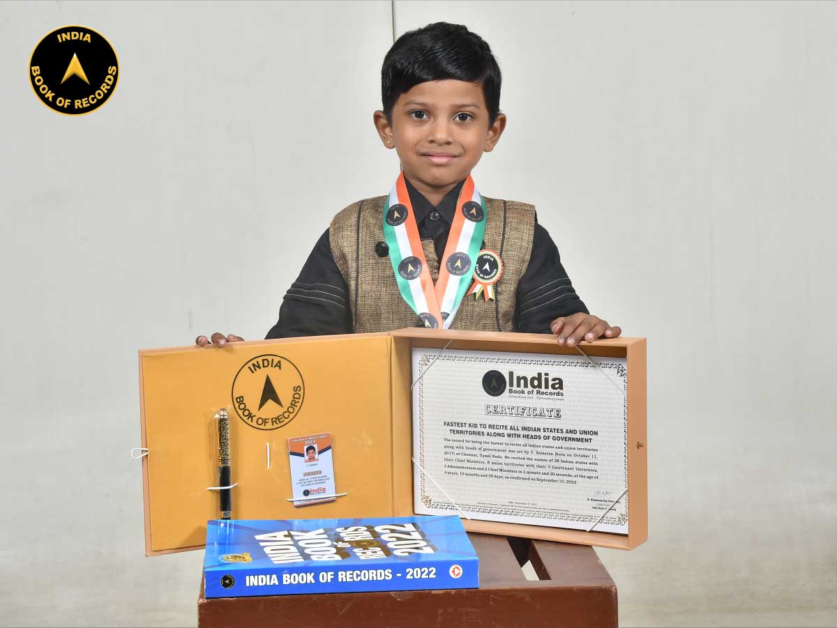 Fastest kid to recite all Indian states and union territories along with heads of government