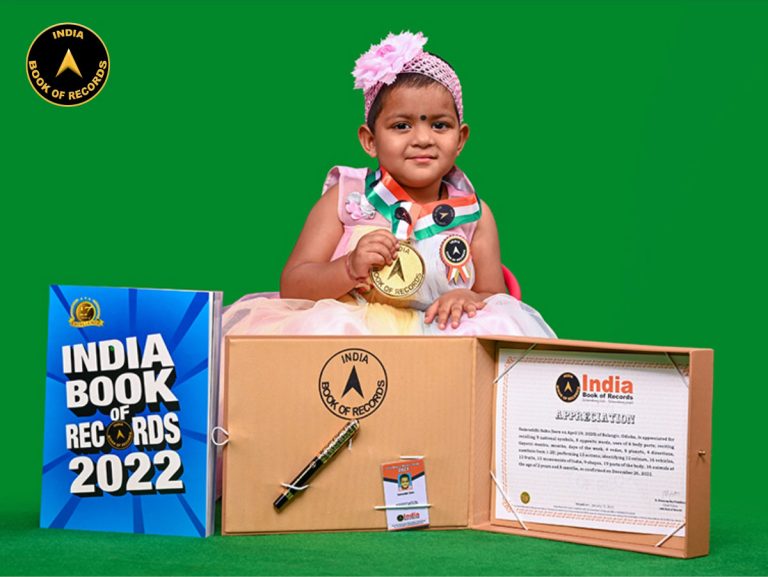 Samruddhi Sahu Appreciation India Book of Records