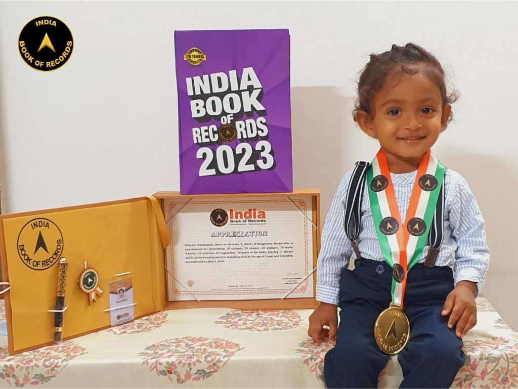 Shaarav Bandlapalli Appreciation India Book of Records