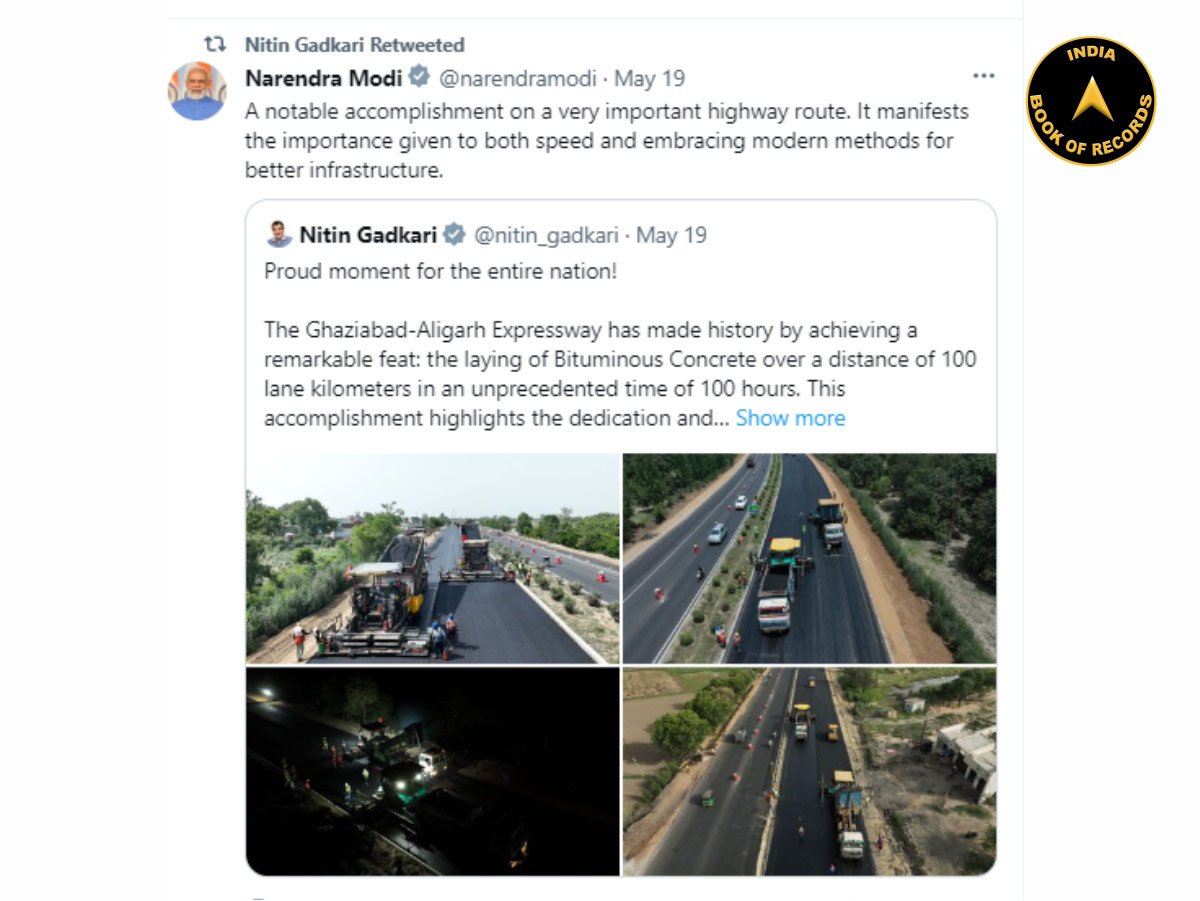 L and T’s Record-Breaking Achievements on Ghaziabad-Aligarh Expressway