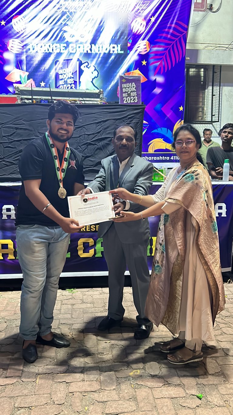 Freestyle relay dance marathon India Book of Records