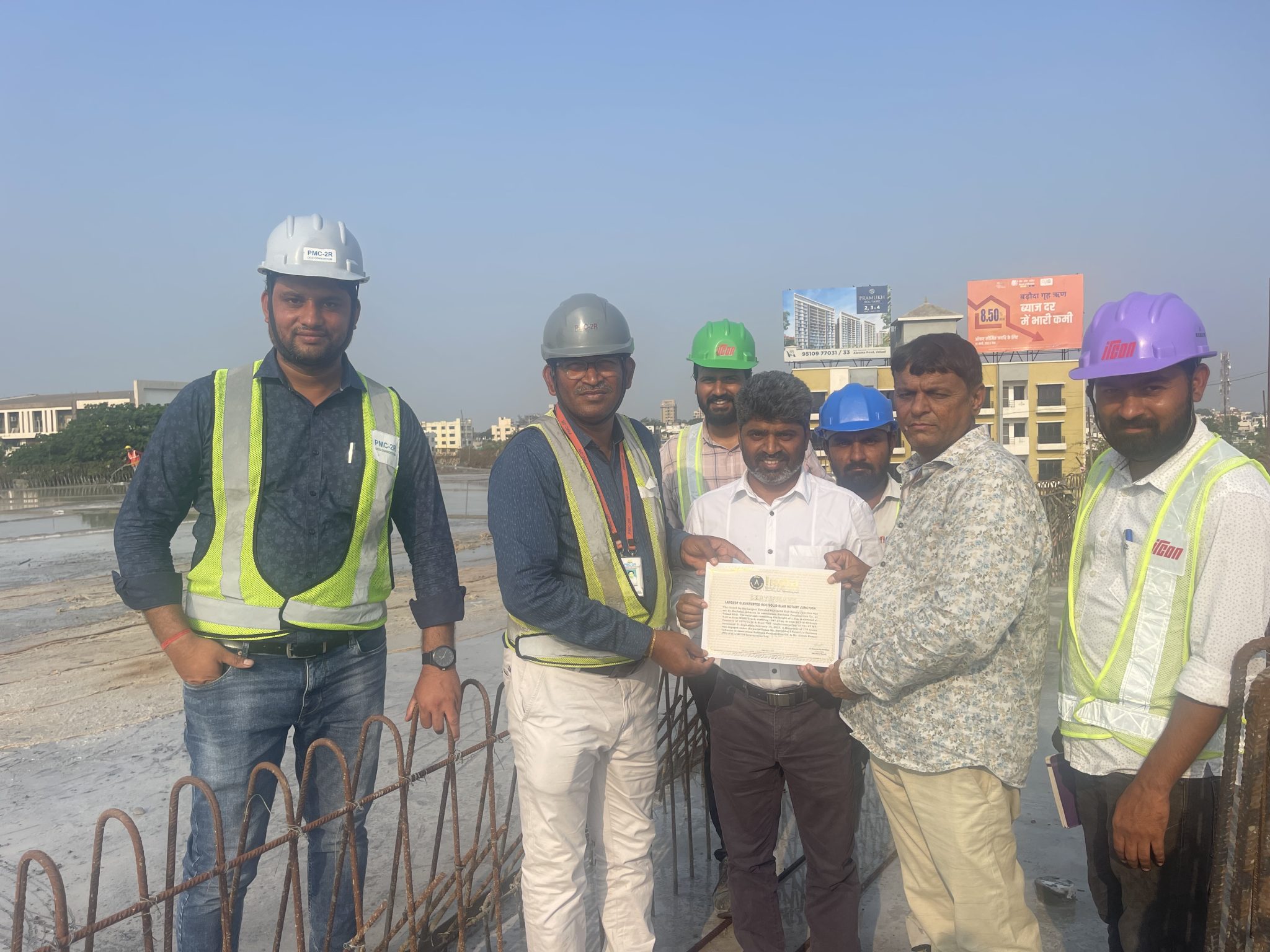 Largest Elevated Rotary Junction India Book of Records