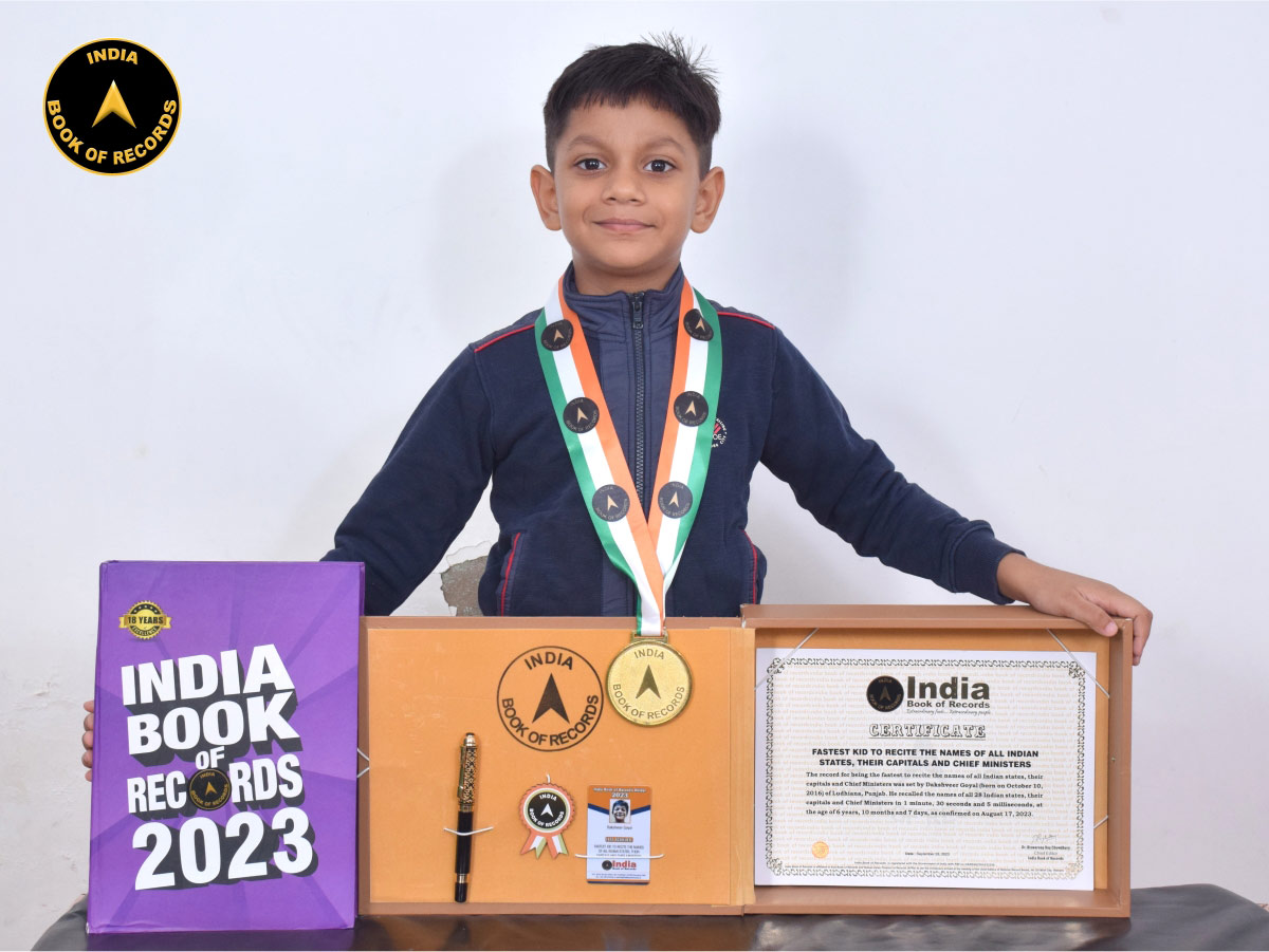 Fastest kid to recite the names of all Indian states, their capitals and Chief Ministers