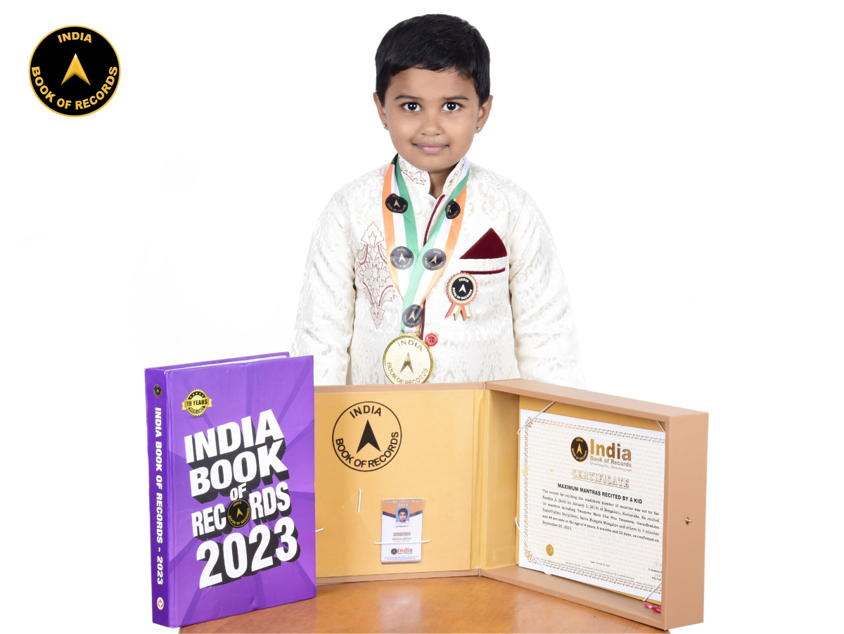 Maximum mantras recited by a kid