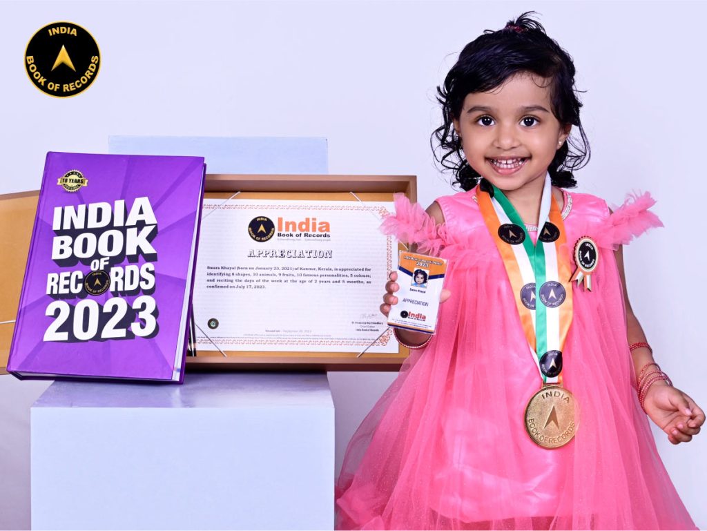 Swara Khayal Appreciation India Book of Records