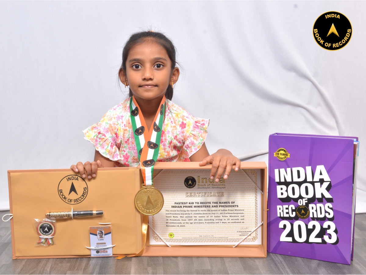 Fastest kid to recite the names of Indian Prime Ministers and Presidents