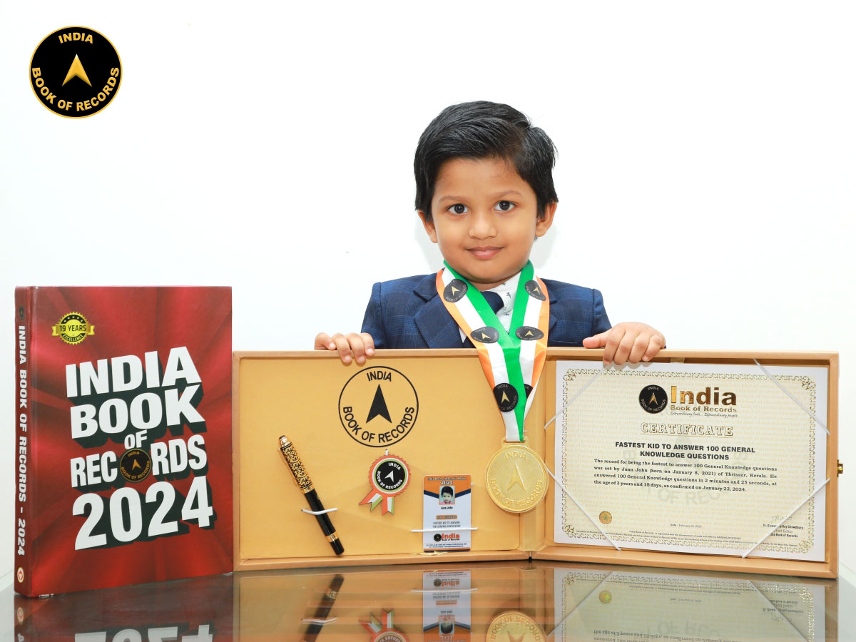 Fastest kid to answer 100 General Knowledge questions