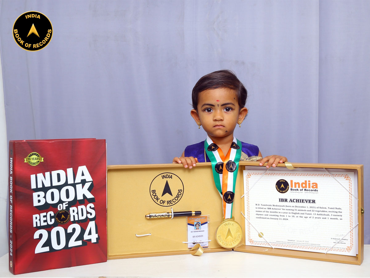 M.D. Tamilvizhi Mediniyazh – IBR Achiever