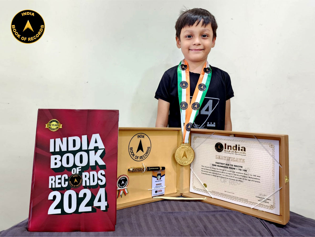Fastest kid to recite odd numbers from 1 to 100