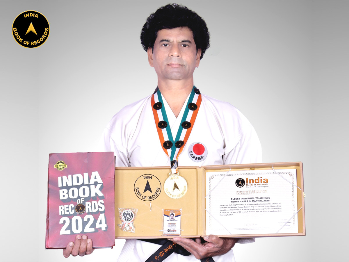 Oldest individual to achieve certificates in Martial arts