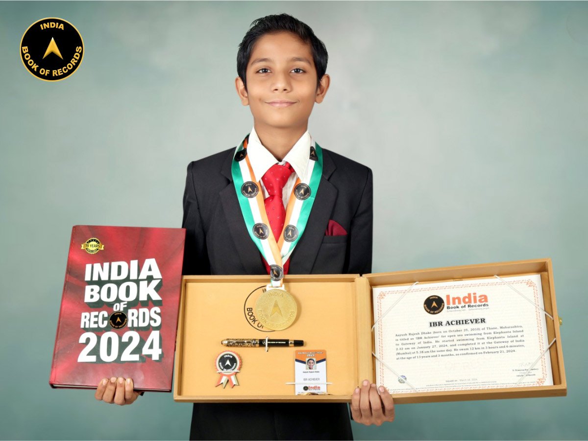 Aayush Rajesh Dhake - IBR Achiever - India Book of Records