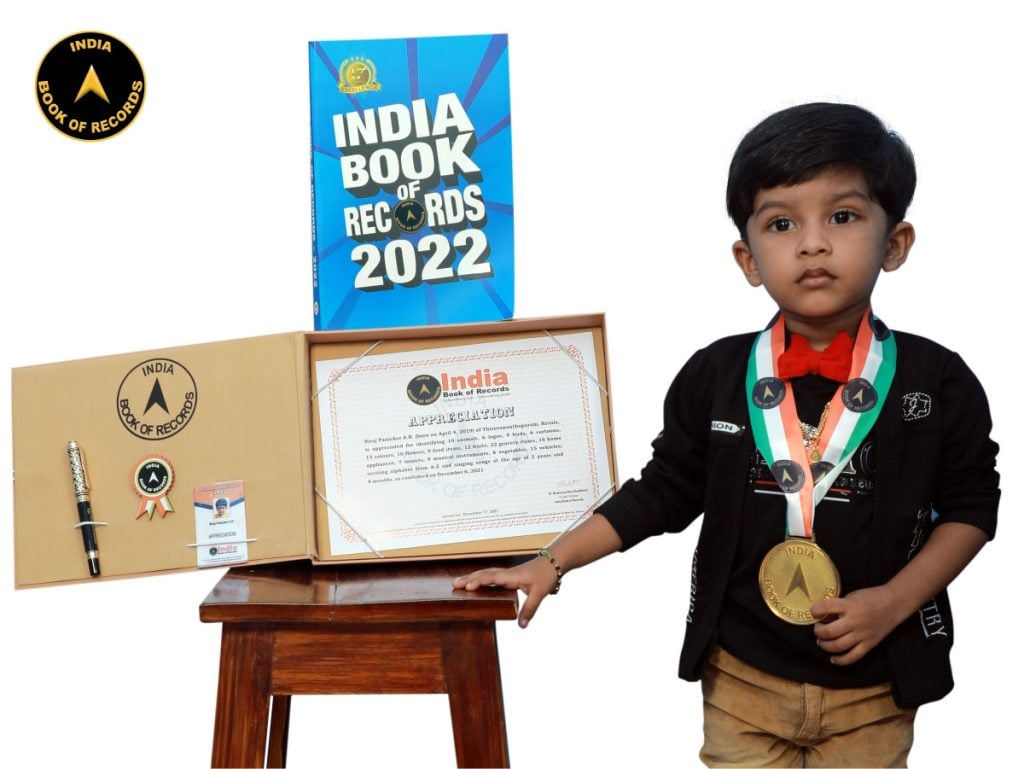 Niraj Panicker A.R. - Appreciation - India Book of Records