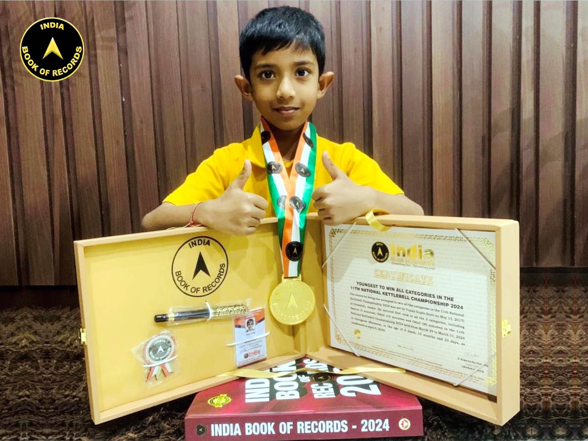 Youngest to win all categories in the 11th National Kettlebell Championship 2024