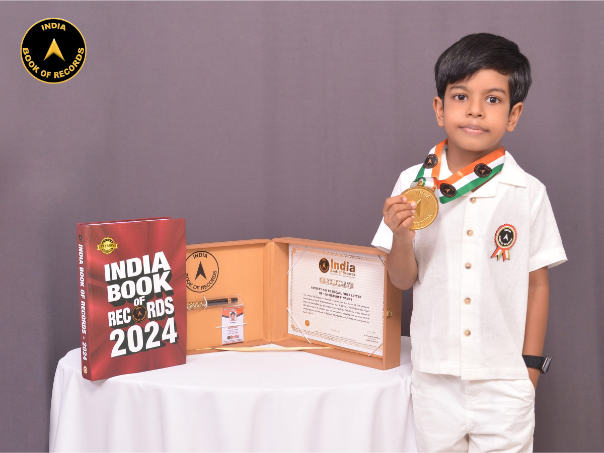 Fastest kid to recall first letter of 100 pictures’ names