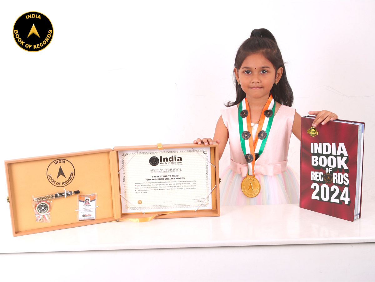 Fastest kid to read one hundred English words