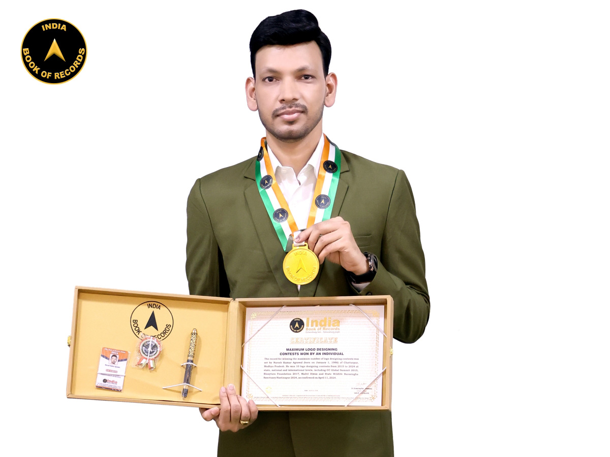 Maximum logo designing contests won by an individual