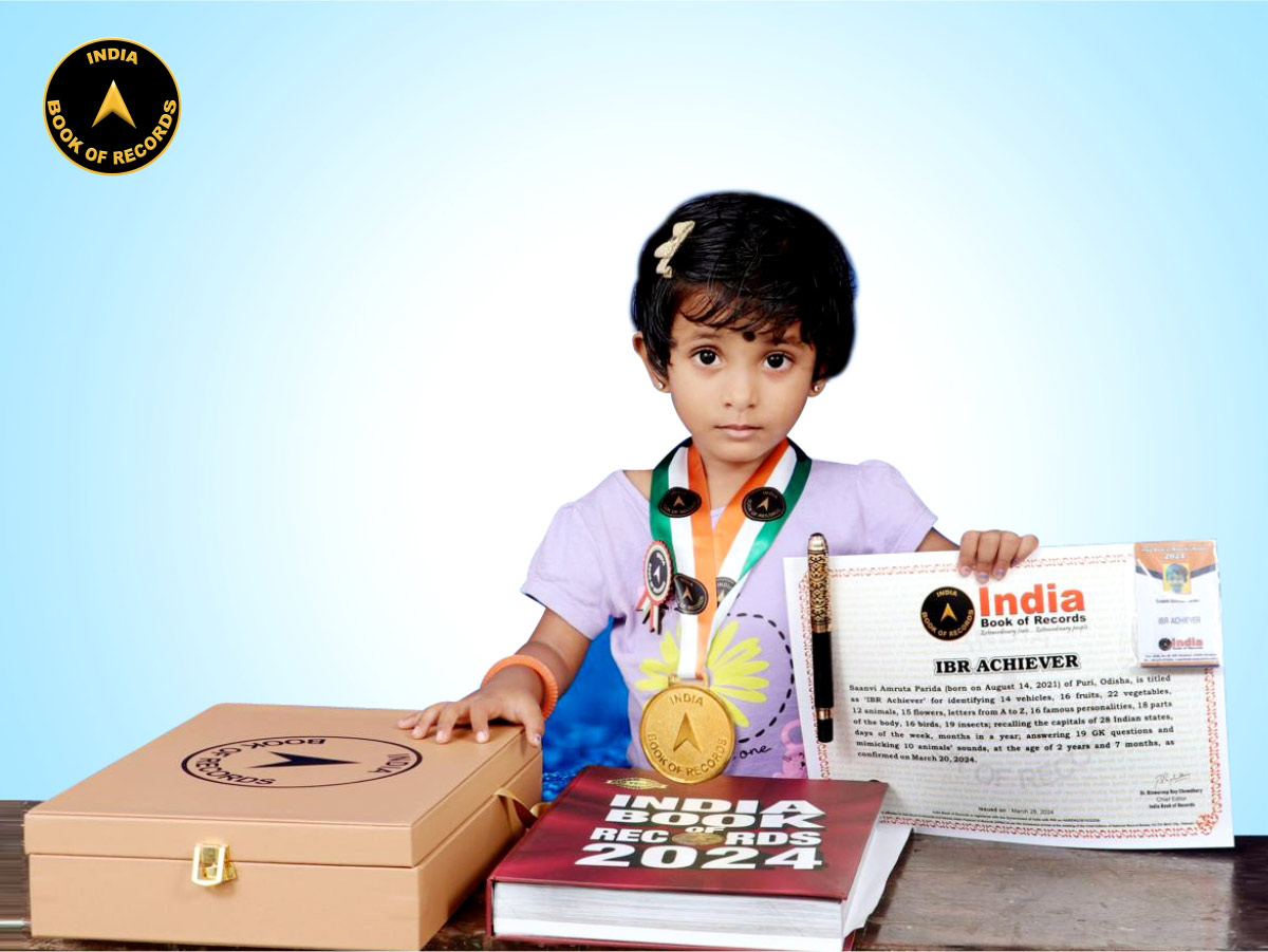 Saanvi Amruta Parida – IBR Achiever