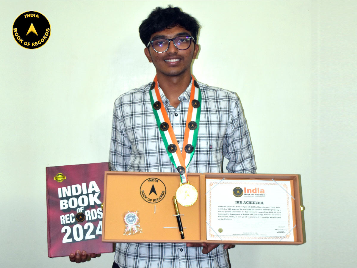 Vikaash Kumar S.M.- IBR Achiever