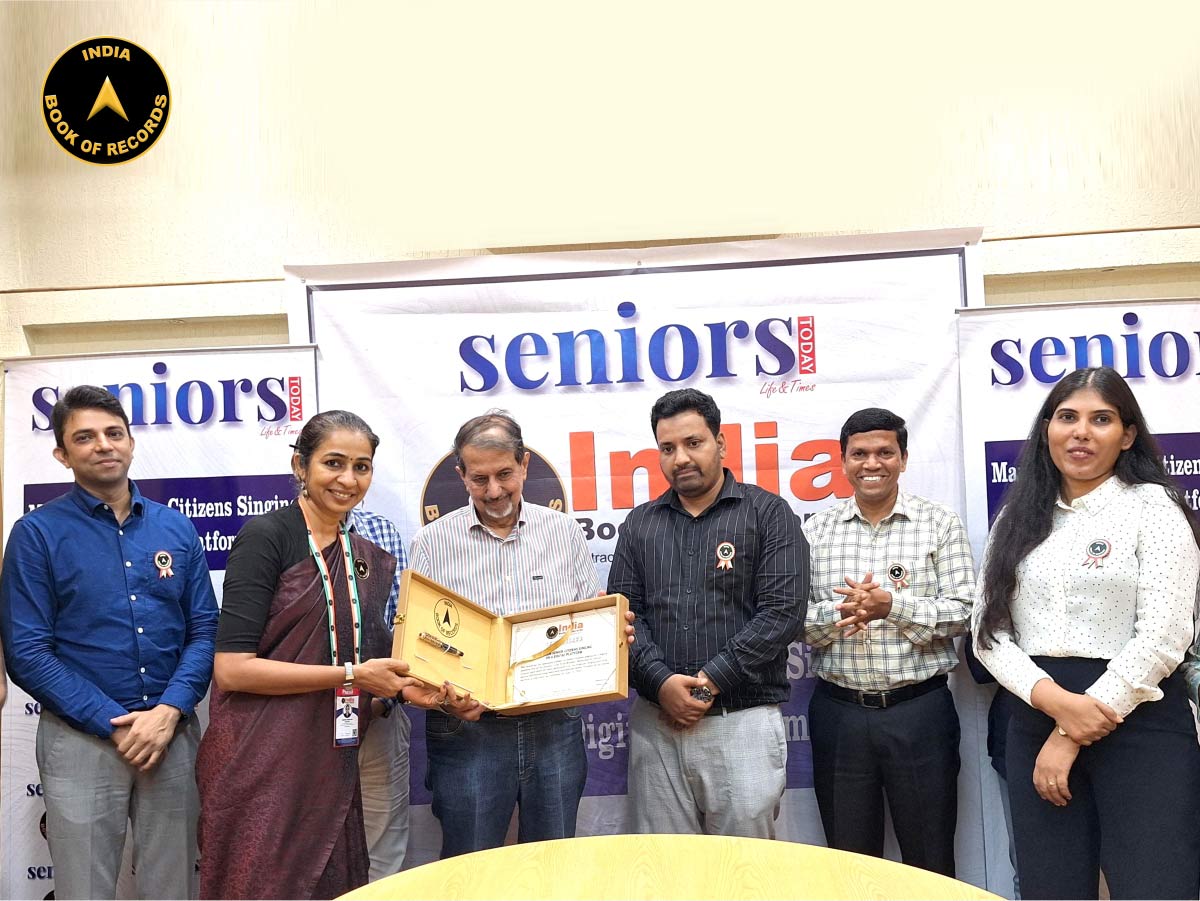 Maximum Senior Citizens Singing on A Digital Platform