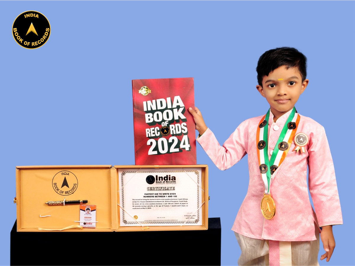 Fastest kid to write even numbers between 1 and 100