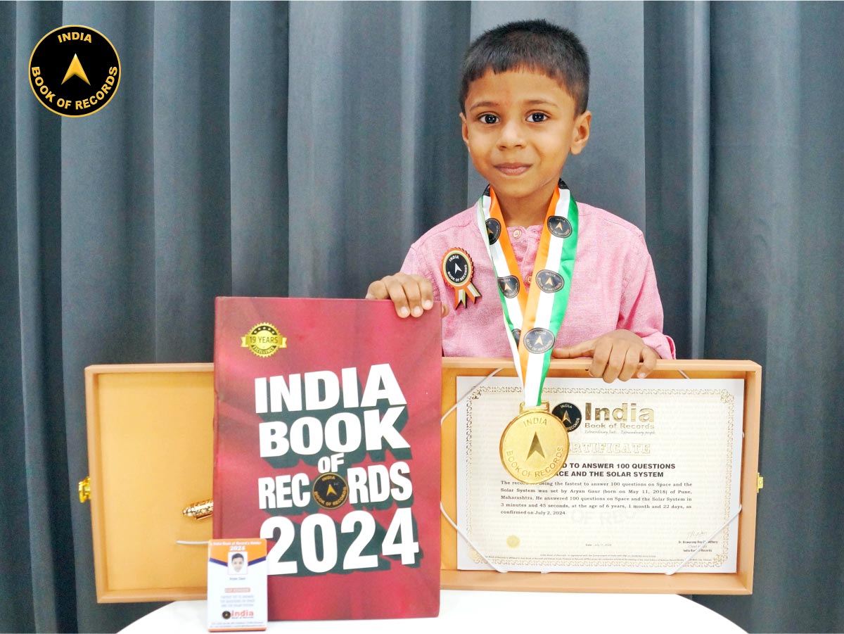 Fastest kid to answer 100 questions on Space and the Solar System