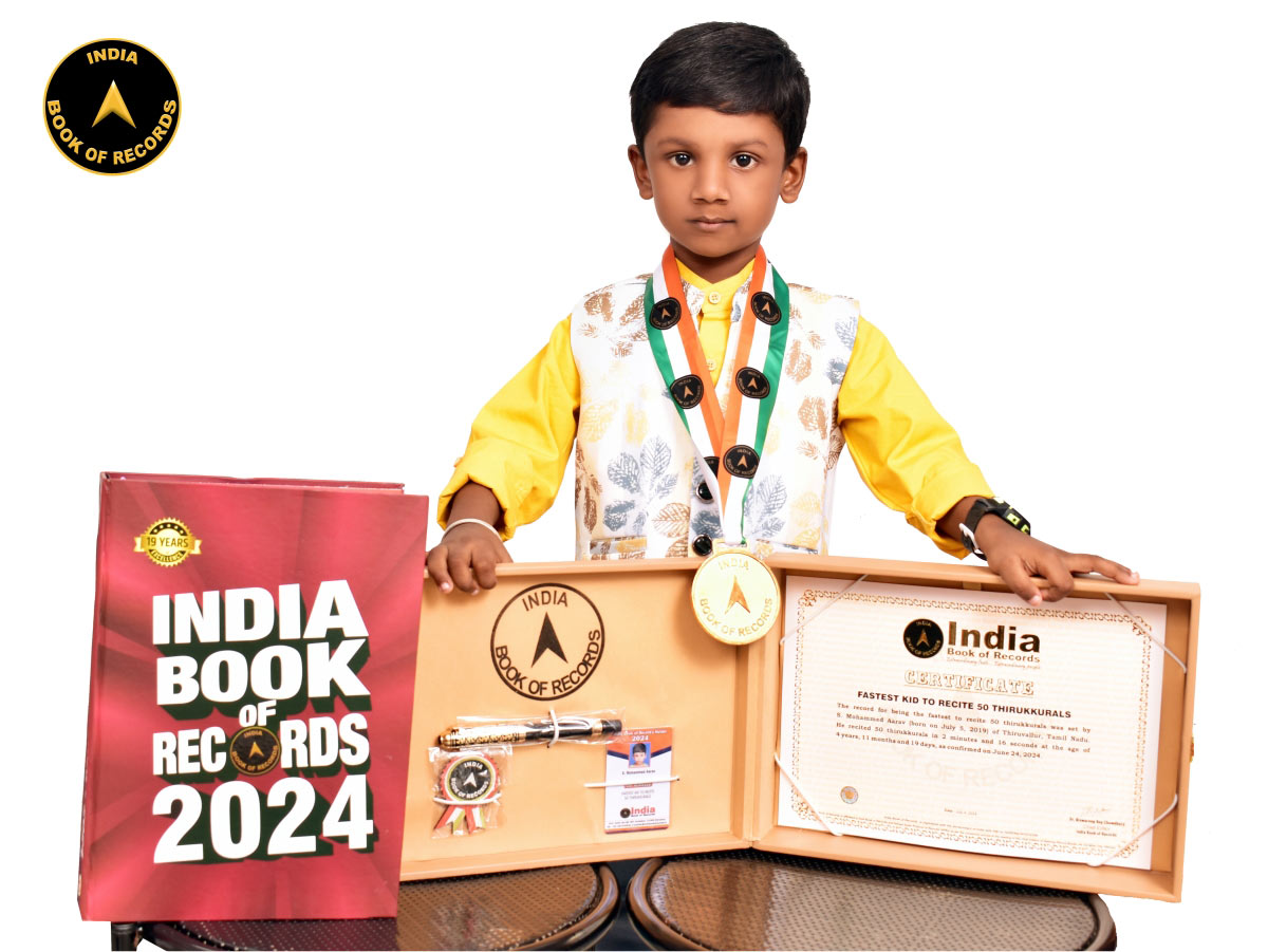 Fastest kid to recite 50 thirukkurals
