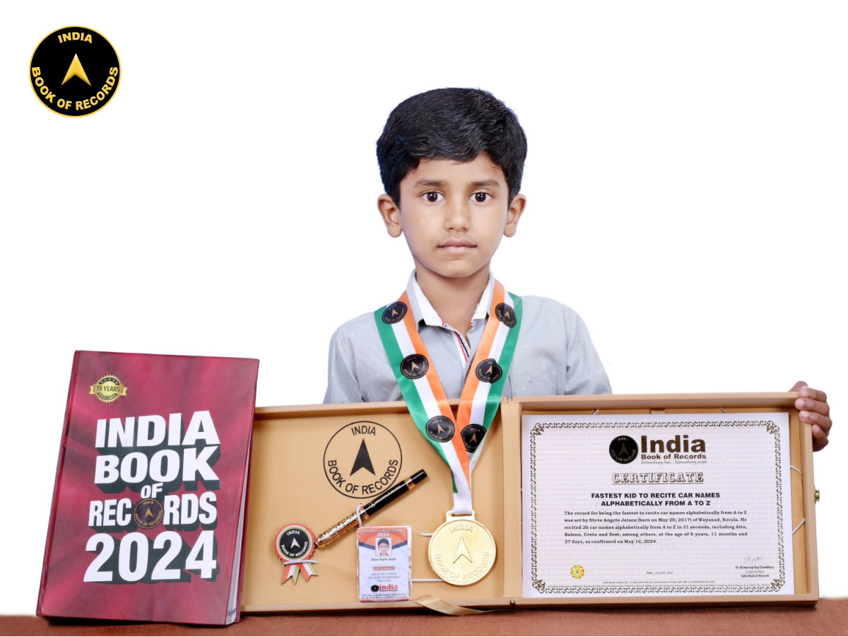 Fastest kid to recite car names alphabetically from A to Z