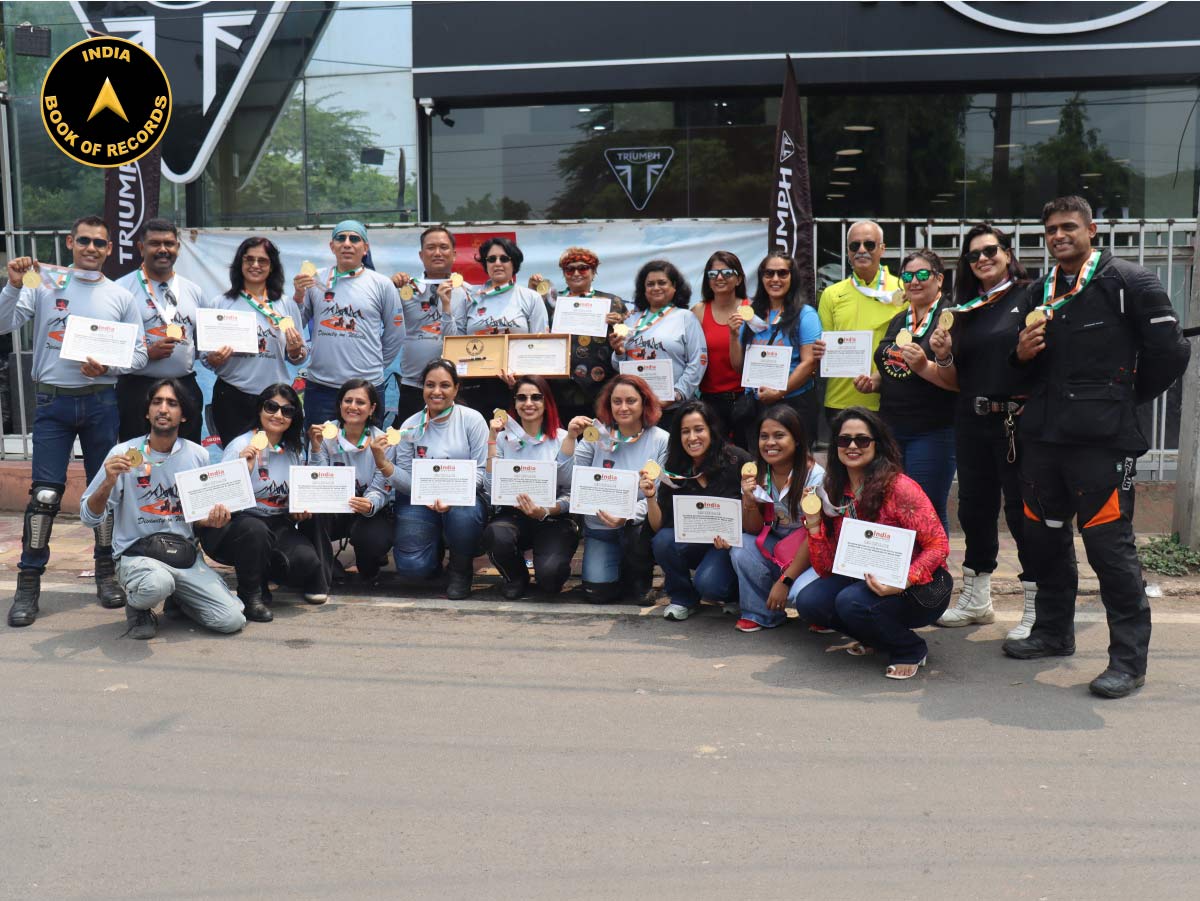 Maximum motorcyclists participated in a riding expedition to Chuna organised by Indian Army