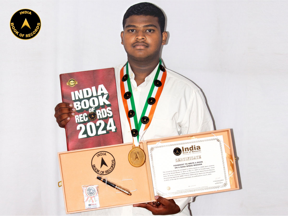 Youngest to write a book on a NASA space mission