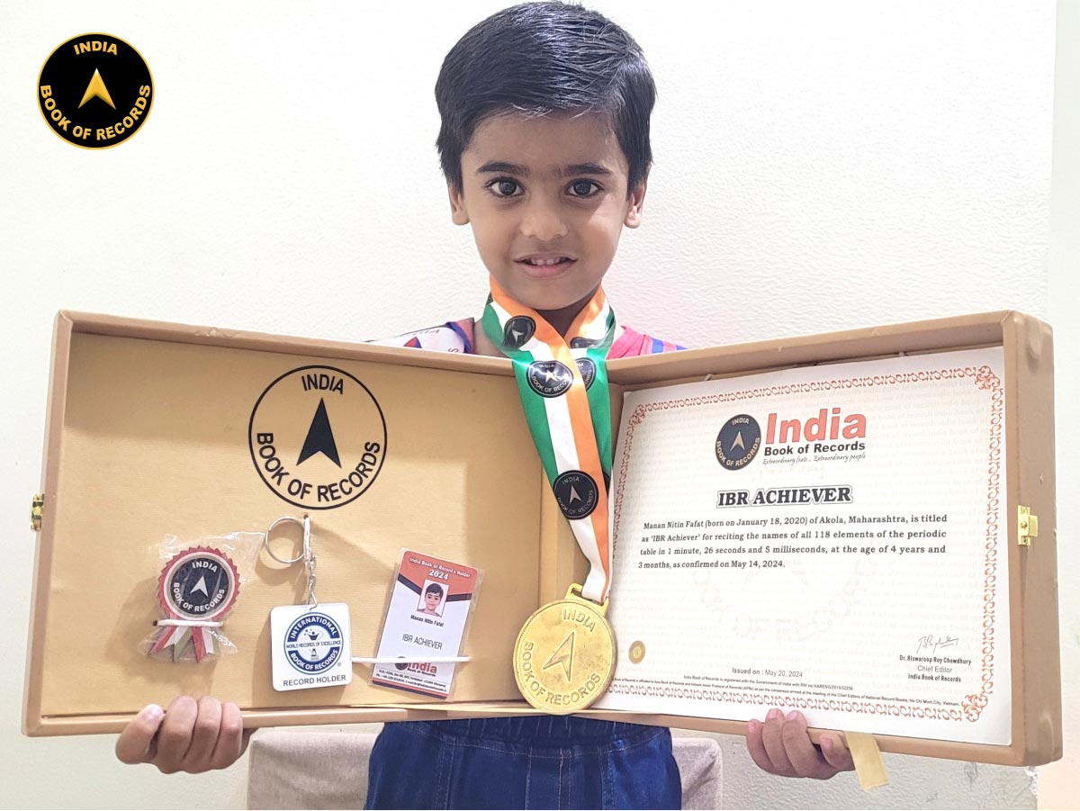 Manan Nitin Fafat – IBR Achiever