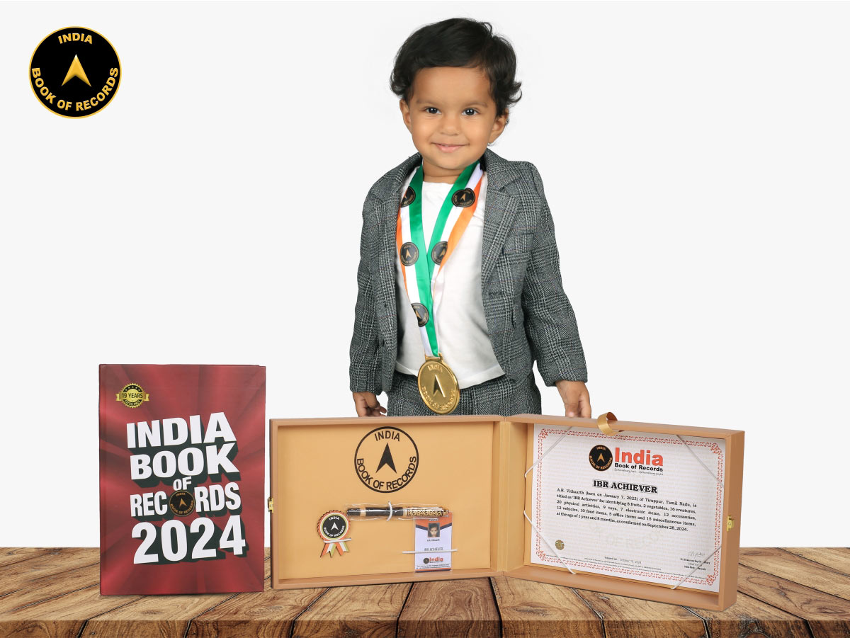 A.R. Vithaarth IBR Achiever India Book of Records