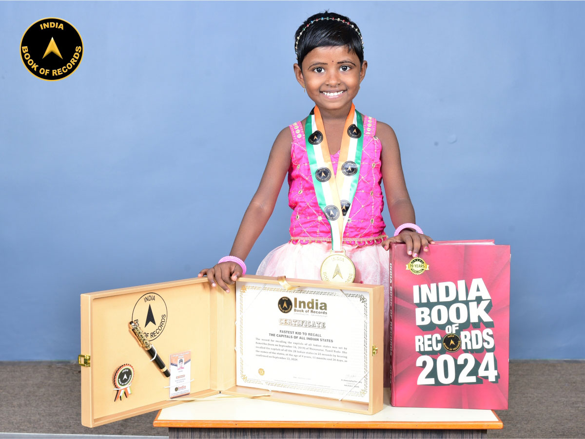 Fastest kid to recall the capitals of all Indian states