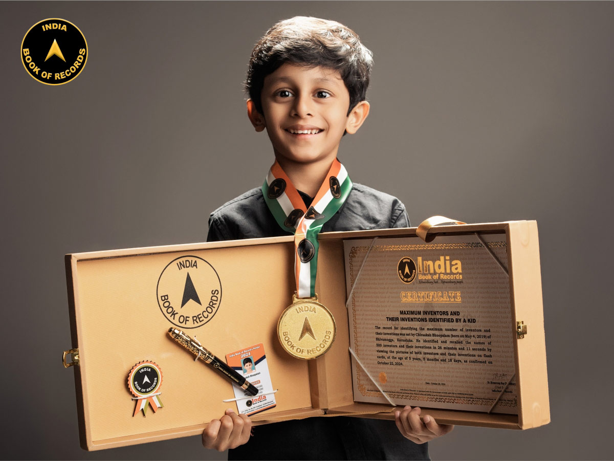 Maximum inventors and their inventions identified by a kid