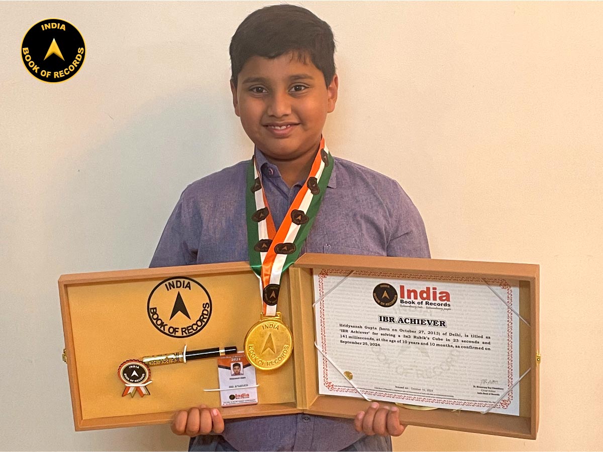 Hridyaansh Gupta – IBR Achiever
