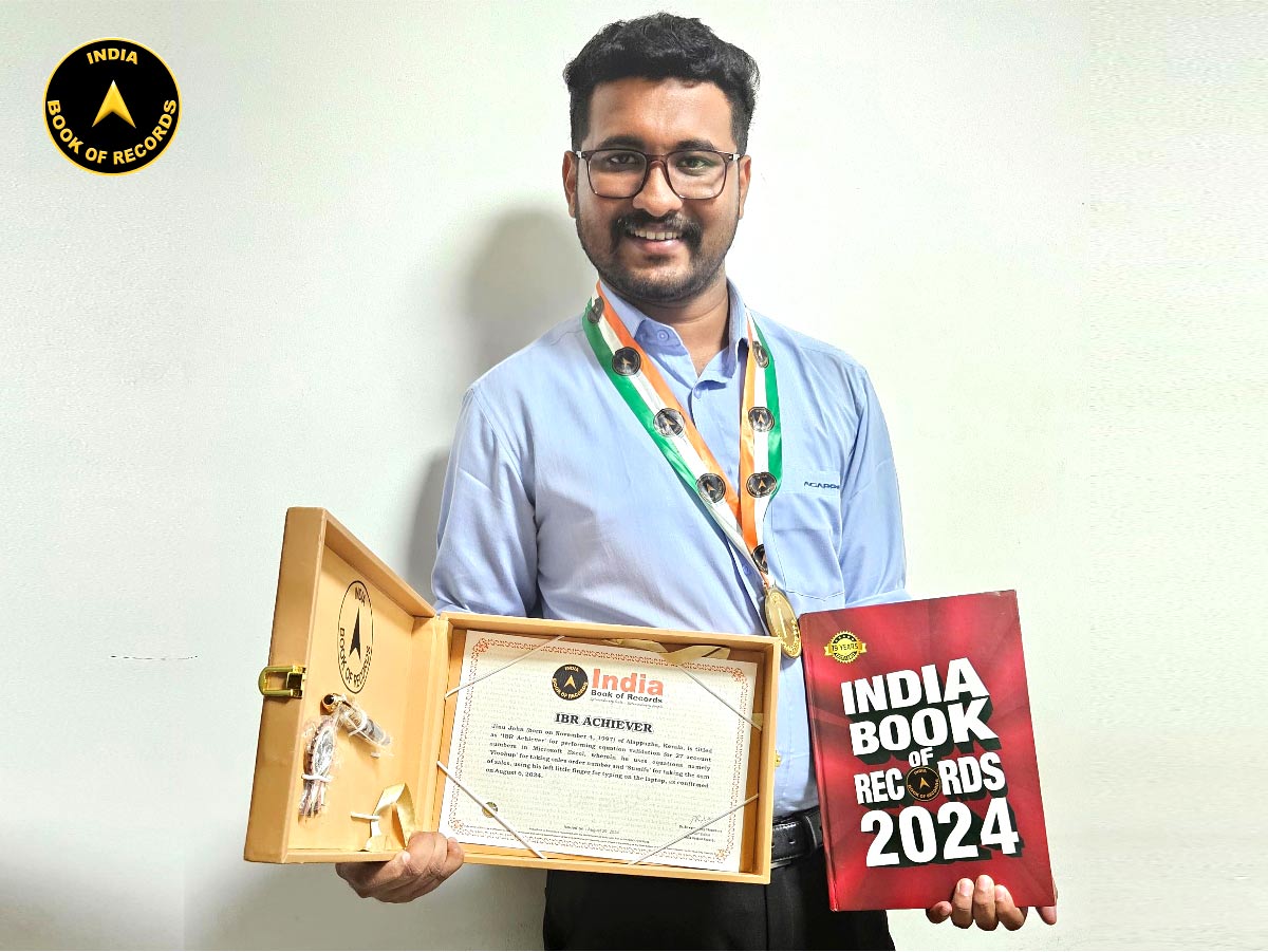 Jinu John – IBR Achiever