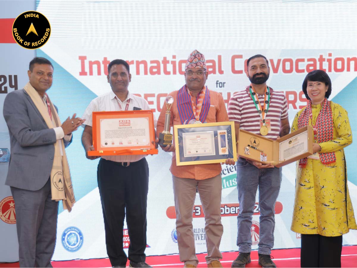 Yoga performed at highest altitude by a team of students from Government Schools of Haryana