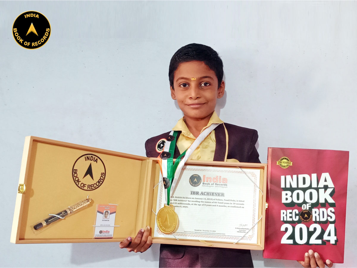 S.R. Rohith Sai  – IBR Achiever