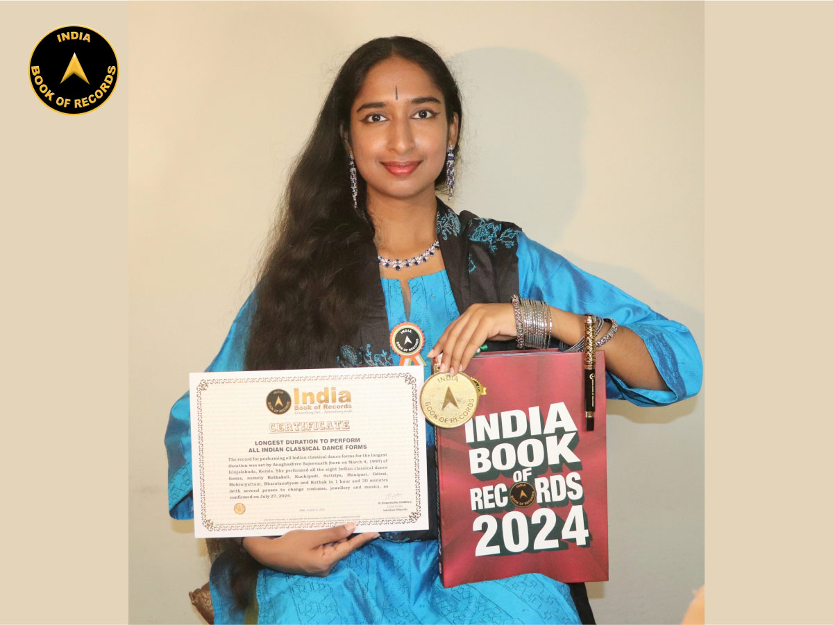 Longest duration to perform all Indian classical dance