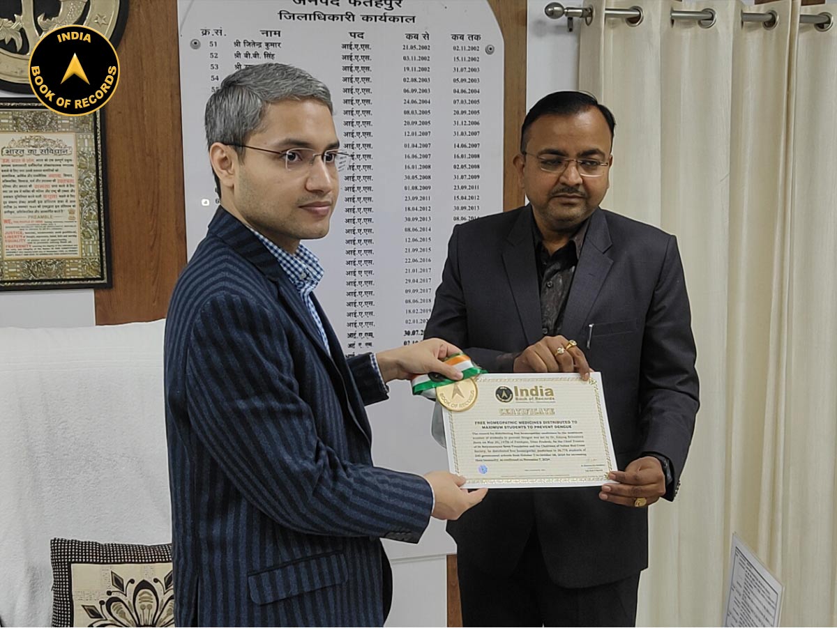 Free homeopathic medicines distributed to maximum students